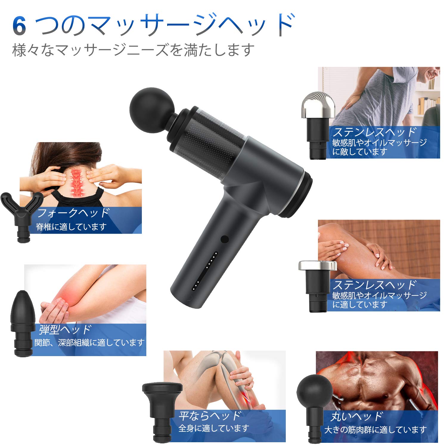 Amazon.com: ChampionGun Massage Gun Deep Muscle Tissue Percussion